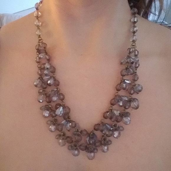 Ann Taylor LOFT crystal necklace, $39, NWT - Picture 4 of 4